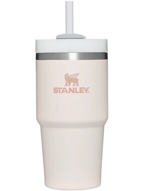 Stanley 20 Oz Quencher H2.0 FlowState Tumbler Set- Rose Quartz (2)